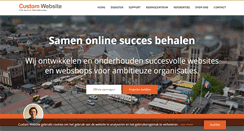 Desktop Screenshot of customwebsite.nl