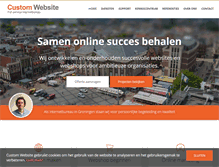 Tablet Screenshot of customwebsite.nl